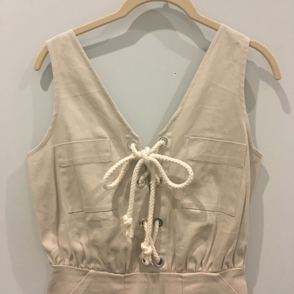 NWT Minimal Nude Utility Jumpsuit - Picture 7 of 11